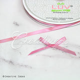 1/4" Single Face Satin Ribbon - 100 Yards (Colonial Rose)
