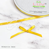 1/4" Single Face Satin Ribbon - 100 Yards (Daffodil)