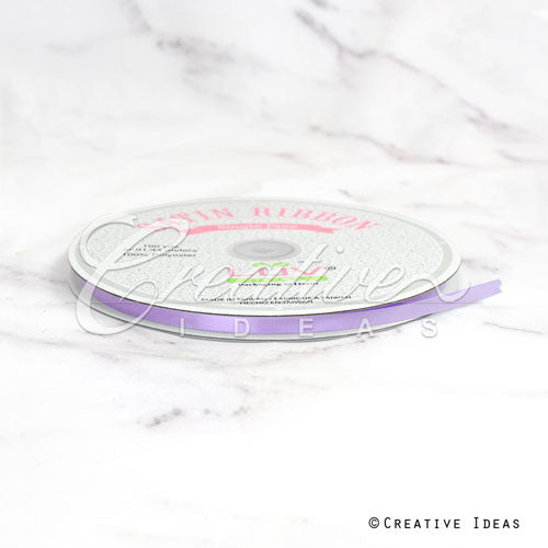 1/4" Single Face Satin Ribbon - 100 Yards (Lavender)