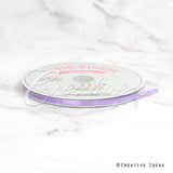 1/4" Single Face Satin Ribbon - 100 Yards (Lavender)