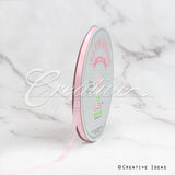 1/4" Single Face Satin Ribbon - 100 Yards (Light Pink)