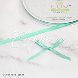 1/4" Single Face Satin Ribbon - 100 Yards (Mint Green)