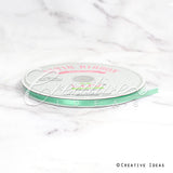 1/4" Single Face Satin Ribbon - 100 Yards (Mint Green)