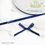 1/4" Single Face Satin Ribbon - 100 Yards (Navy Blue)