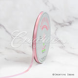 1/4" Single Face Satin Ribbon - 100 Yards (Pink)