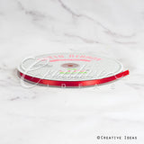1/4" Single Face Satin Ribbon - 100 Yards (Red)