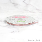 1/4" Single Face Satin Ribbon - 100 Yards (Rose Gold)