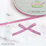 1/4" Single Face Satin Ribbon - 100 Yards (Rosy Mauve)