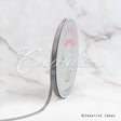 1/4" Single Face Satin Ribbon - 100 Yards (Silver)