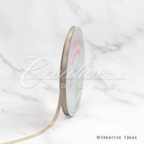 1/4" Single Face Satin Ribbon - 100 Yards (Toffee)