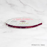 1/4" Single Face Satin Ribbon - 100 Yards (Wine)