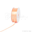 1/8" Double Face Satin Ribbon - 100 Yards (Peach)