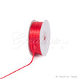 1/8" Double Face Satin Ribbon - 100 Yards (Red)