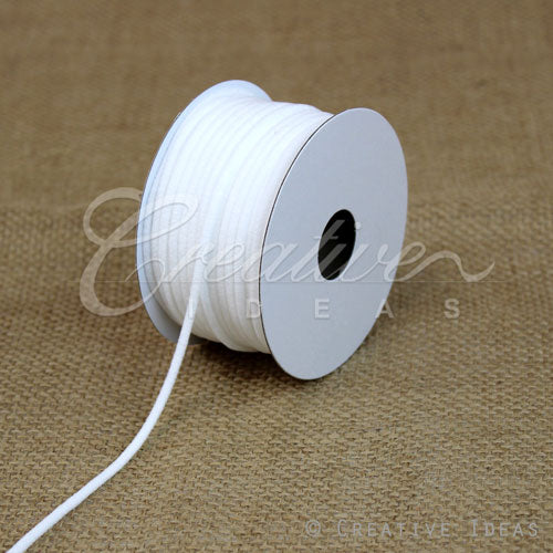 1/8" Elastic Cord-25 Yds (White)