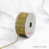 1/8" Metallic Taffeta - 100 Yards (Gold)