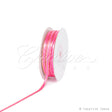 1/8" Satin With Gold Edge Ribbon - 50 Yards (Hot Pink)