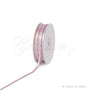 1/8" Satin With Gold Edge Ribbon - 50 Yards (Lavender)