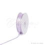 1/8" Satin With Silver Edge Ribbon - 50 Yards (Lavender)