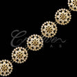 1" Circular Floral Bedazzle Trim-4.5 Meters (Gold)