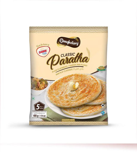Doughstory Plain Paratha 400 Gm