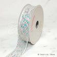 1" Iridescent Sequin Mesh Ribbon-10 Yds (White)