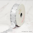 1" Satin Hearts Cut-Out Ribbon-10 Yds (White)