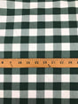 Hunter Green Gingham Checkered Poly Cotton Fabric - Hunter Green Gingham Checkered, 58/59" Width