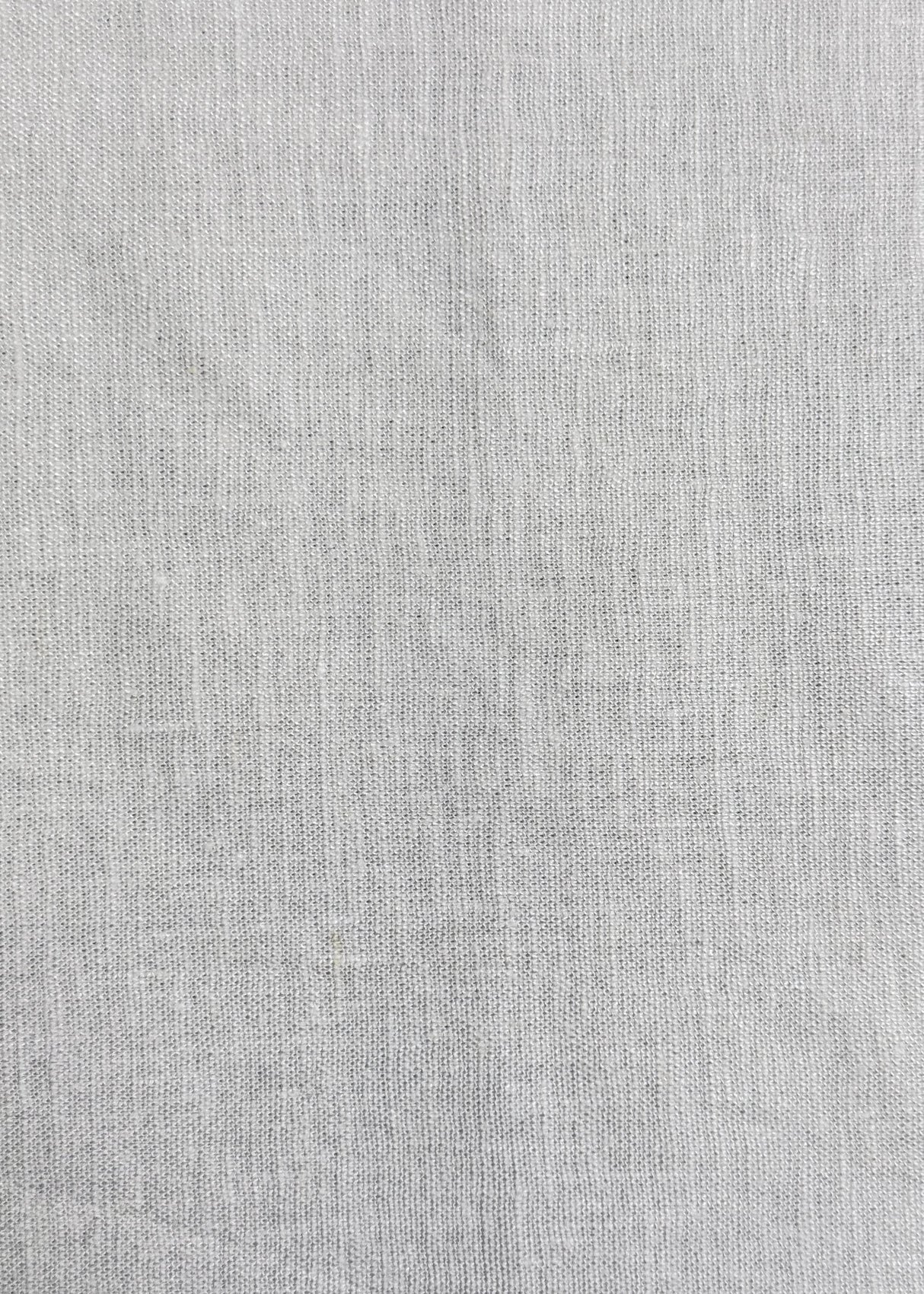 Stretch Linen Cotton Blend Ivory Fabric