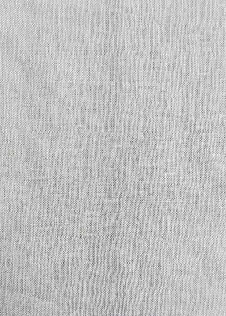 Stretch Linen Cotton Blend Ivory Fabric