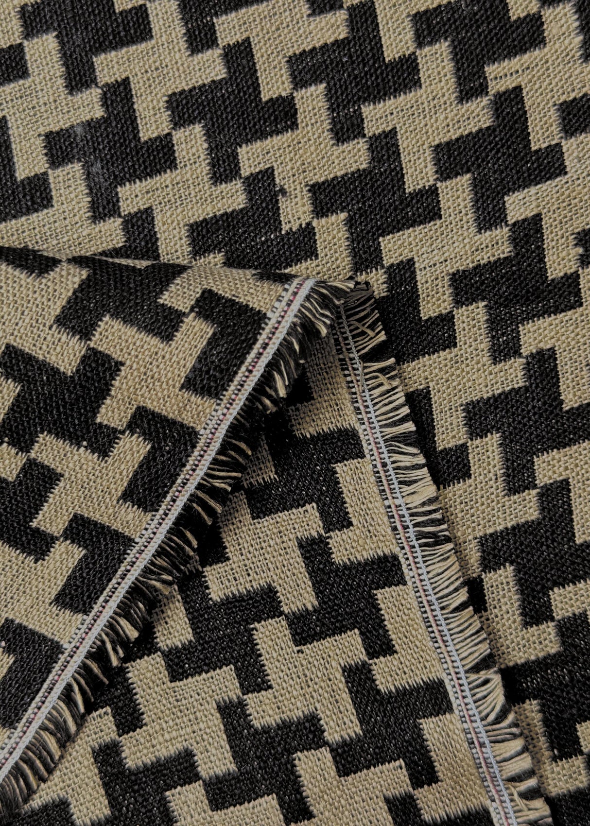 Linen Windmill Interwoven Black Slate