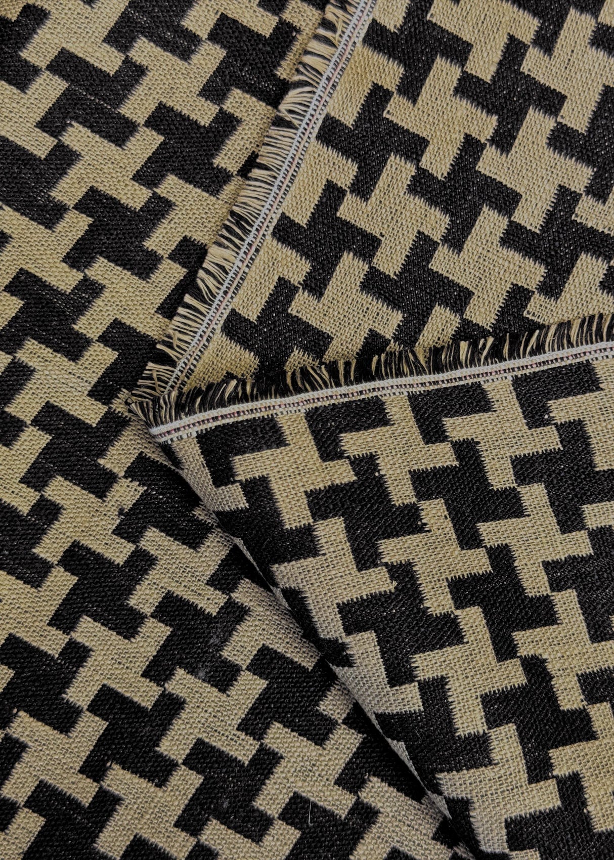 Linen Windmill Interwoven Black Slate