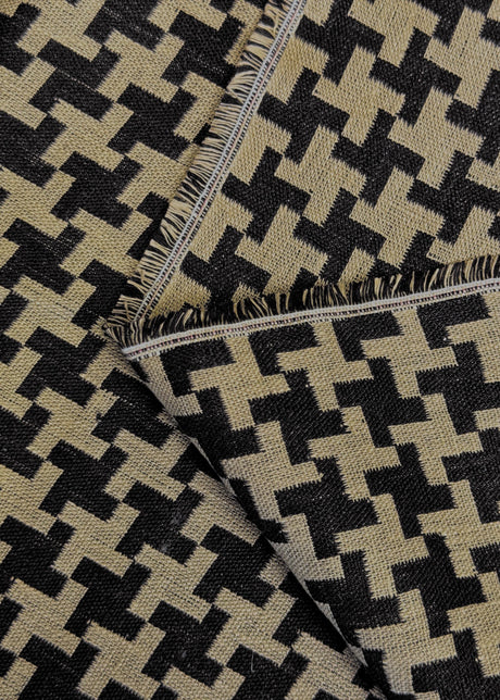 Linen Windmill Interwoven Black Slate