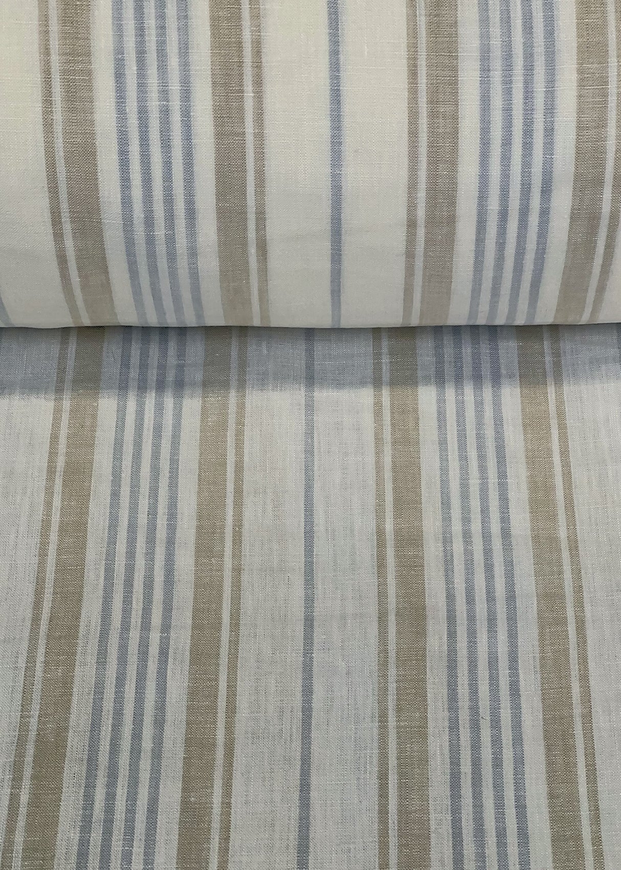 Linen Shadow Stripe Fabric