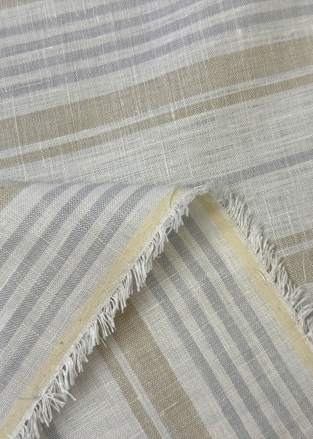 Linen Shadow Stripe Fabric