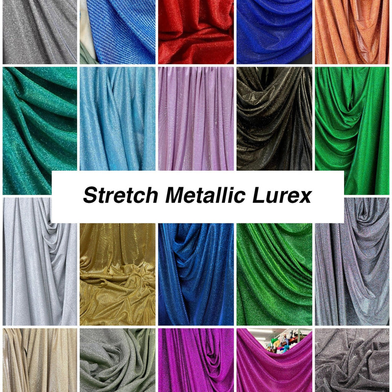 Stretch Metallic Lurex Knit