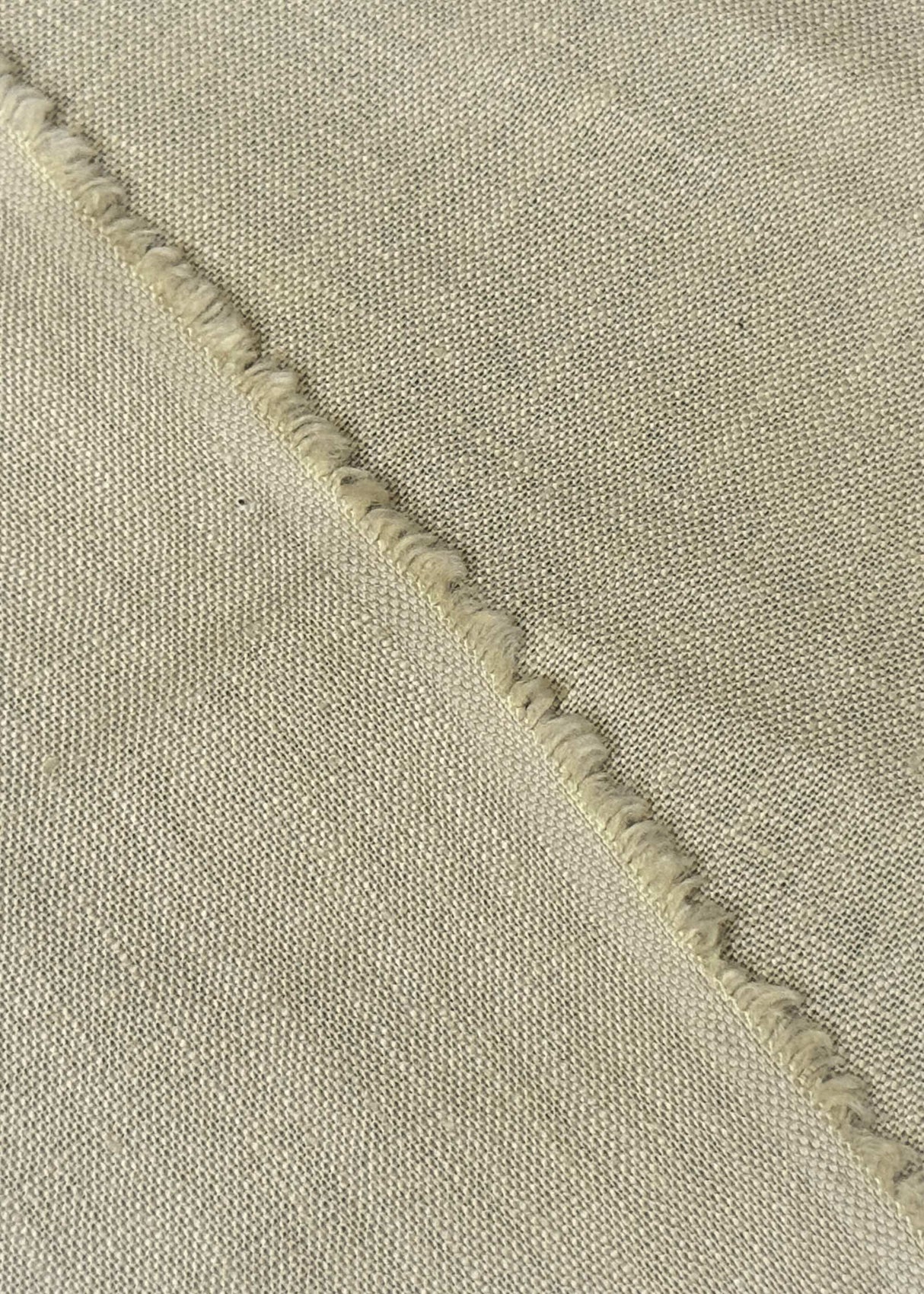 Pure Linen Fabric Tan