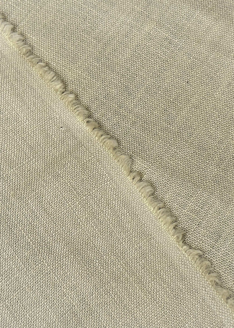 Pure Linen Fabric Tan