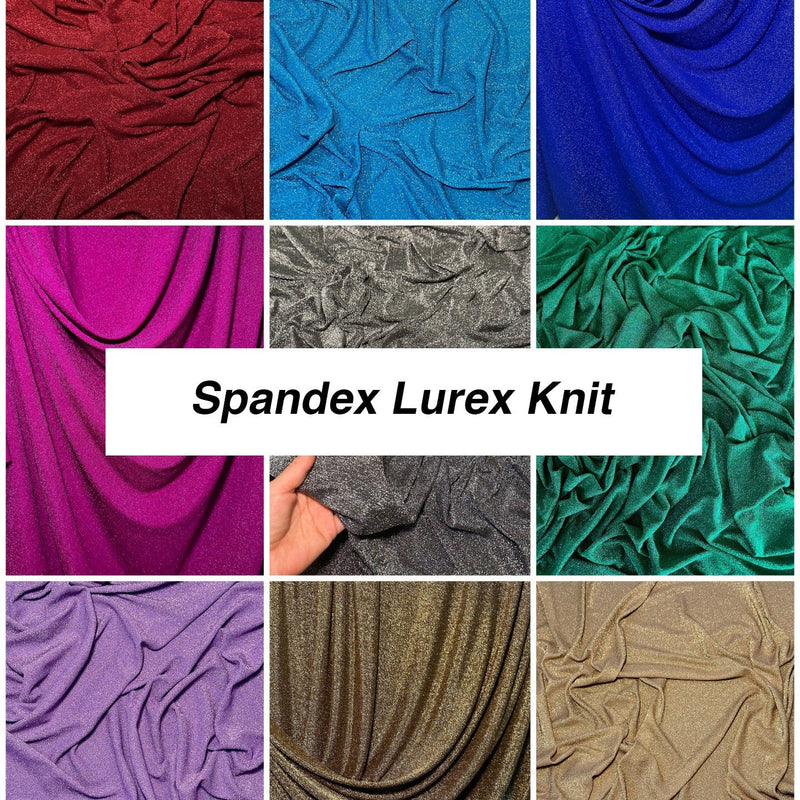 Shiny Spandex Lurex Knit