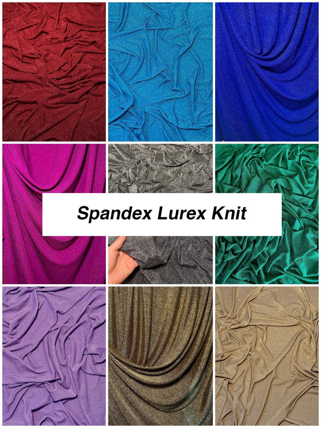 Shiny Spandex Lurex Knit