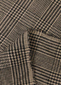 Linen Houndstooth Checker Black Slate
