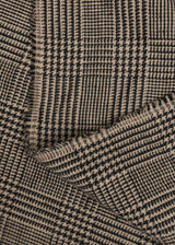 Linen Houndstooth Checker Black Slate