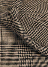 Linen Houndstooth Checker Black Slate