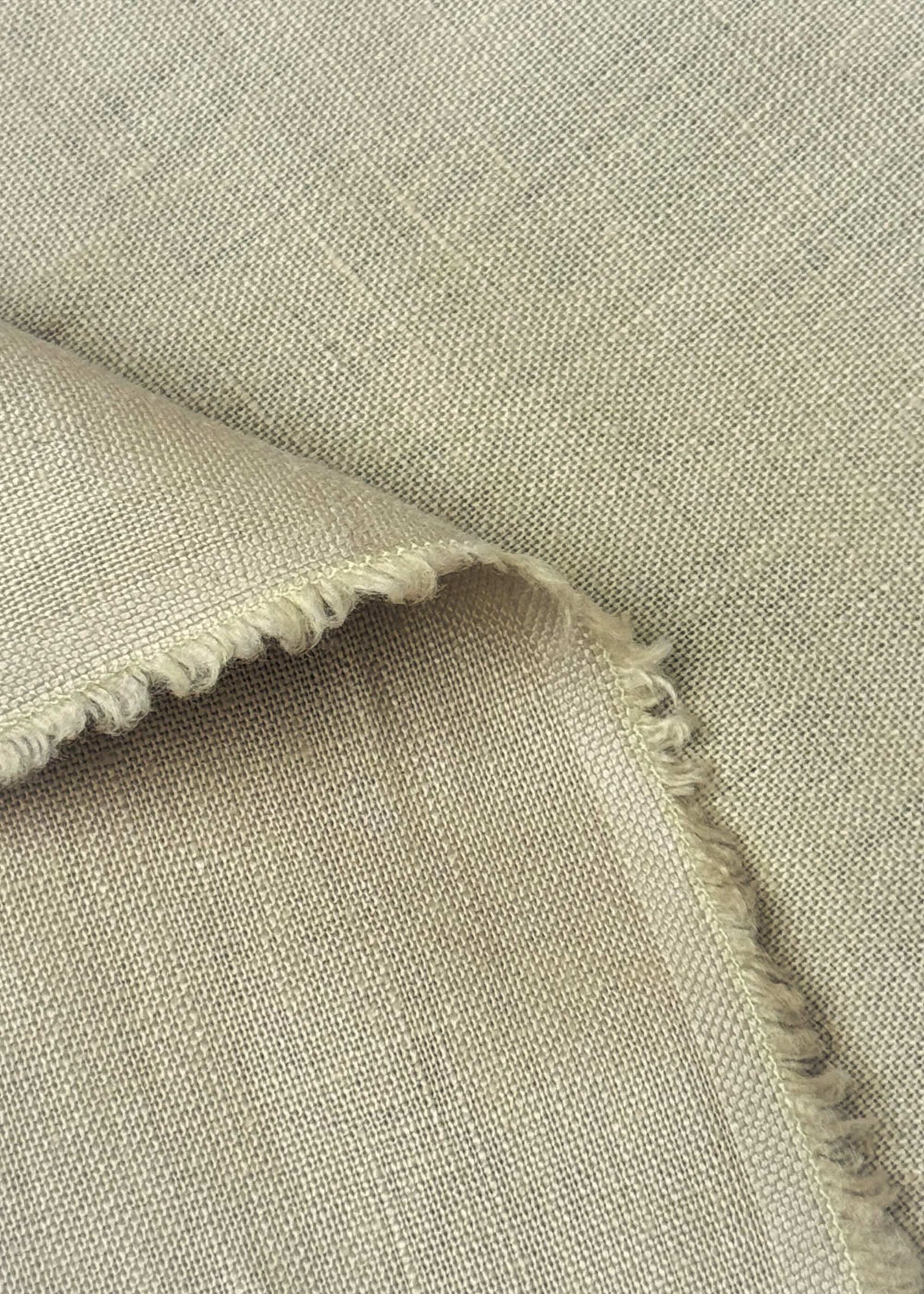 Pure Linen Fabric Tan