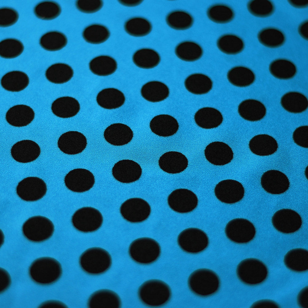 E-Z Dots Nylon Spandex Fabric - Large Polka Dots Print, 58/60" Width (1 Yard)