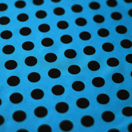 E-Z Dots Nylon Spandex Fabric - Large Polka Dots Print, 58/60" Width (1 Yard)