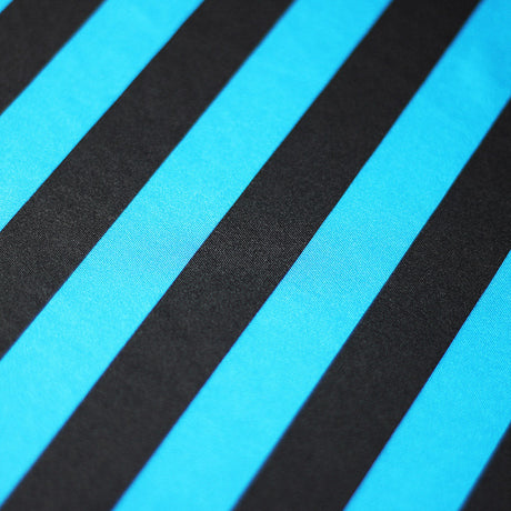 Lucky Stripes Polyester Spandex Fabric - Multi-Color 1" Wide Stripes, 58/60" Width (1 Yard)