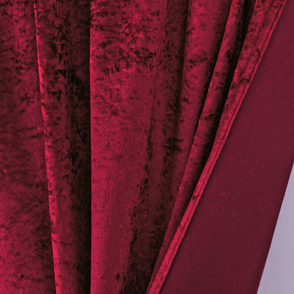 Velvet Backdrop Drape Panel 14 ft x 57 in Burgundy