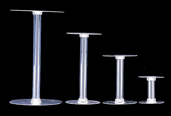 Clear Acrylic Flower Stand Centerpiece 6 Pack