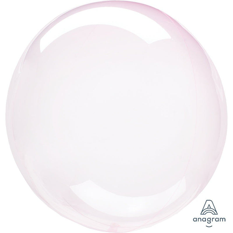 Plastic Balloon Crystal Clearz Petite Light Pink