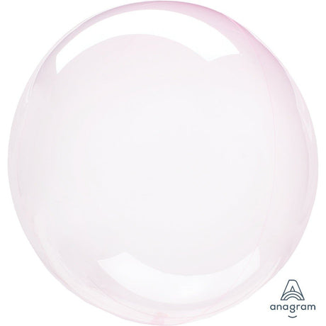 Plastic Balloon Crystal Clearz Petite Light Pink